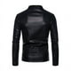 thumbnail image 3 of Chaqueta europea y americana, chaqueta de cuero de PU de otoño, chaqueta de cuero de moda para hombres, jóvenes, motocicletas, delgada, para hombres, 3 of 5