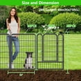 thumbnail image 6 of Metal Garden Fence 75ft(L)×40in(H) No Dig Fence Panels with Gate Fencing for Yard Animal Barrier Decorative Garden Fencing for Backyard Patio Garden Flower Beds, 6 of 8