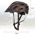 thumbnail image 2 of Shell PC+EPS is suitable for head circumference 58-61cm bicycle helmet one-piece riding helmet, 2 of 5