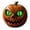 Green, variant on Resin Spooky Pumpkin Figurine with Cat-Eye Accents Horror Pumpkins Head Decor Halloween Pumpkins Grimace Decoration for Mantel Shelf Desk Party Display