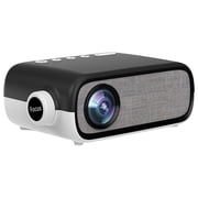 YG280 Mini LED Projector Portable Home Theater Multimedia Player with HDMI USB AV Interface Built-in Speaker 1080P Support Movie Gaming Presentation A
