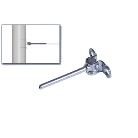 VistaView Stainless Steel Hand-Crimp Deck Toggle for 1/8