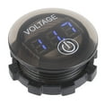 thumbnail image 1 of Voltage Meter, Digital Voltmeter Twist-and-lock Car Voltmeter  For Monitor The Voltage For Car Motorcycles, Boats Red,Blue,Green, 1 of 8