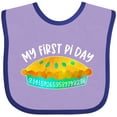 thumbnail image 3 of Inktastic My 1st Pi Day Blue Green Pie Pan Pun Boys or Girls Baby Bib, 3 of 4