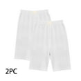 thumbnail image 5 of Kiviey 2 Pack Shorts for Girls Cotton Spring Fashion Casual Shorts Elastic Waisted Solid Pants Size 3T-14Y, 5 of 5