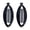 Black, variant on Set of Two Navy 3.5 inch Mini Banana Clip Hair Clincher for Adult Females