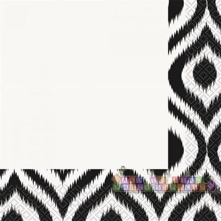 Unique 42772 Morocan Ikat Lunch Napkins, 16 Count