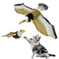 thumbnail image 5 of Frogued Simulation Bird Cat Toy Electric Hanging Flying Eagle/Parrot Toy Interactive Door Ceiling Swinging Animal Cat Teasering Toy for Indoor Cats (Type A), 5 of 13