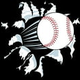 thumbnail image 3 of CafePress - Breakthrough Baseball Men's Dark Pajamas - Men's Dark Loose Fit Cotton Pajama Set, 3 of 7