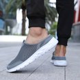 thumbnail image 6 of NOKIO Men's Mesh S𝗅ip On Mules Breathable Casual Backless Shoes with Soft Cushioning Lightweight Comfort Sandals Summer Walking Slippers for Daliy Work, 6 of 8