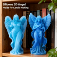 thumbnail image 6 of JDH 2PCS Angel Girl Resin Casting Molds - Preservation of Integrated Design Details Silicone 3D Angel Molds for Candle Plaster Ornament Making & Home Decor, 6 of 10