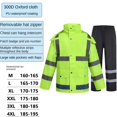 thumbnail image 1 of Two sets Reflective Raincoat Rain Pants Suit Duty Split Raincoat Sanitation Workers Labor Protection Outdoor Raincoat, 1 of 1