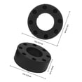 thumbnail image 2 of WEAVILUX 8Pcs Foosball Table Replacement Parts Rubber Black for Stable Movements, 2 of 7