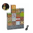 thumbnail image 1 of Minecraft Building Block Desk Lamp Diy Stitching Table Lamp Toys Usb Charge, 1 of 1