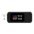 thumbnail image 2 of Medidor de potencia Probador USB Voltímetro USB Medidor Temporizador Amperímetro Monitor digital Banco Negro Cola Medidor de corriente USB, 2 of 7