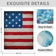 thumbnail image 3 of Diamond Art Kit for Adults, Stars Stripes Old Glory Vintage Diamond Painting for Adults Beginners, 5D DIY Diamond Art Painting Kits, Colorful Diamond Painting Craft for Home Decor 12x16, 3 of 7