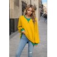 thumbnail image 4 of Camisetas de Larga para Mujer Amarillas S, 4 of 8