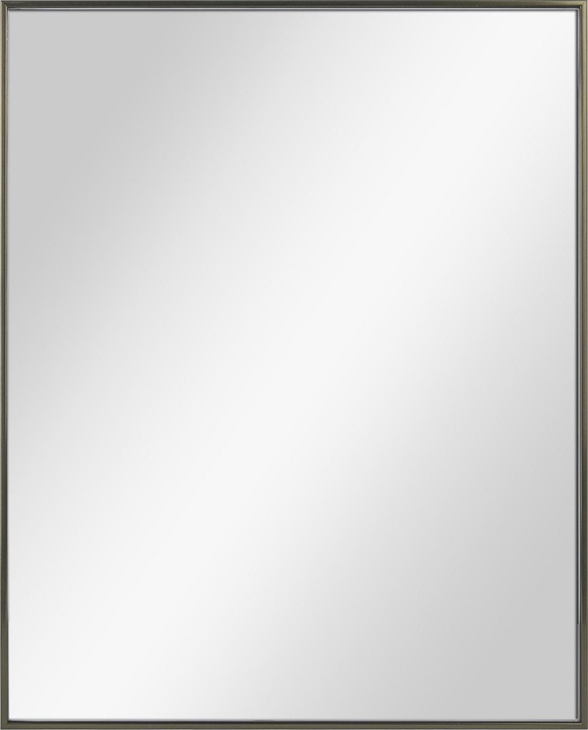 Hometrends Moderna Mirror, Brushed Champagne, Home Decor Mirror, 16x20"