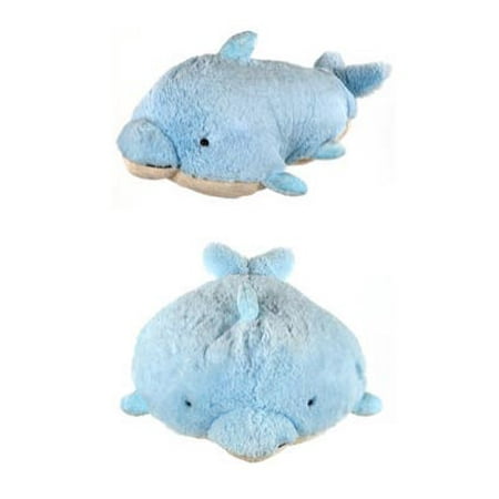 My Pillow Pets Large 18 Square Squeaky Dolphin Plush Pillow