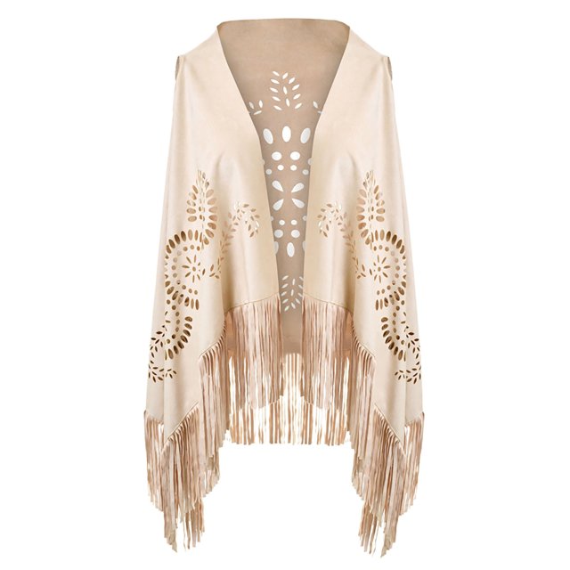 Chal de invierno para mujer, color liso, de gamuza, con flecos, bufanda chal para mujer