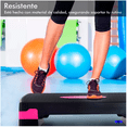 thumbnail image 5 of Step Banco Aerobics  Bloosom Ejercicio Fitness Crossfit Ajustable Gym Rosa Palido, 5 of 5