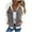 Gray, variant on Aofany Jacket For Women Spring And Autumn Coats Warm Solid Patchwork 2024 Long Sleeve Jacket Outerwear