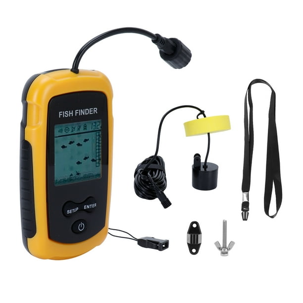 Sonar Fish Finder, Portable Fish Detector Lcd Display Multifunction  Handheld With Backlight For Sea Fishing Ice Fishing For Boat Fishing Kayak  Fishing 