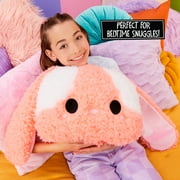 Fluffie Stuffiez Plush Pillow Fight Plush Bunny, Ultra Soft Fluff with Huggable Asmr Interactive Play and Easy Cleanup with Character Vacuum