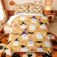 thumbnail image 2 of Manfei Magic Halloween Theme Twin Quilt Set,Ghost And Bat Twin Coverlet Set,2pcs,1 Bedspread and 1 Pillowcase, 2 of 7