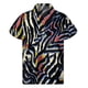 thumbnail image 2 of Camisa hawaiana con gráfico de cebra abstracta, camisetas de verano de calle de manga corta con estampado 3D, camisetas con botones, ropa para hombre, blusa con solapa, 2 of 4