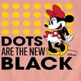 thumbnail image 3 of Disney - Mickey & Friends - Minnie Mouse - Dots Are the New Black - Toddler And Youth Girls Short Sleeve Graphic T-Shirt, 3 of 5