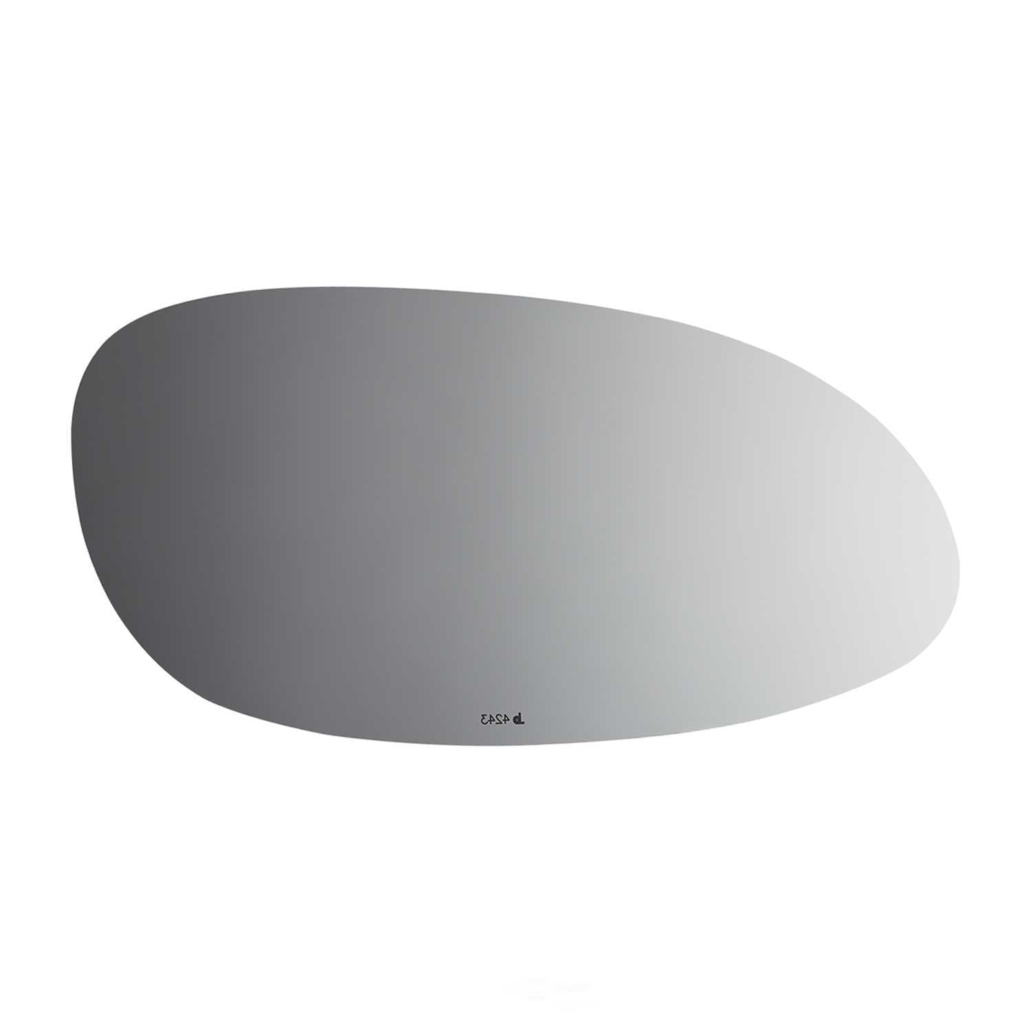 Burco Side View Mirror Replacement Glass - Clear Glass - 4243