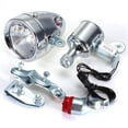 thumbnail image 1 of Vintage Style Motorized Bike Friction Generator Bright Headlight & Taillight, 1 of 11