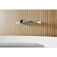 thumbnail image 4 of Kingston Brass KS5021PL  Two-Handle Wall Mount Roman Tub Faucet, Polished Chrome, 4 of 7