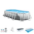 thumbnail image 3 of Intex 16.5ft x 9ft 48in Cadre Prisme au-Dessus du Sol Piscine Pompe (2 Pack), 3 of 8