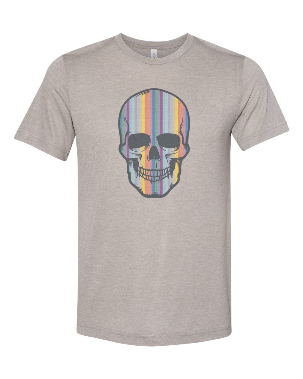 Skull Shirt, Rainbow Skull, Skull Tee 
