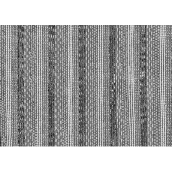 Ahgly Company Indoor Rectangle Abstract Gray Modern Area Rugs, 2' x 5'