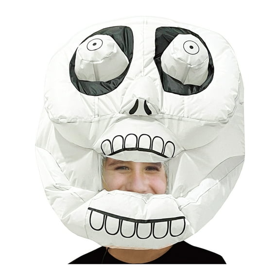 Studio Halloween, LLC Inflatable Skeleton Head Adult Costume Unisex