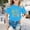 Sky Blue, variant on Girls Casual Math Print T-Shirt Educational Graphic Tee For Everyday Wear Short Sleeve Shirt for Girls Tees Kids Tshirts Clothes Summer Tops T-Shirt