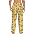 thumbnail image 3 of Easygdp Sea and Sand Men's Pajama Pant, Sleep Elastic Waistband Lounge Pants - Small, 3 of 9