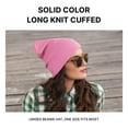 thumbnail image 4 of Empire Cove Cuffed Knit Beanie 3 Pack Set of Purple Red Pink, 4 of 4