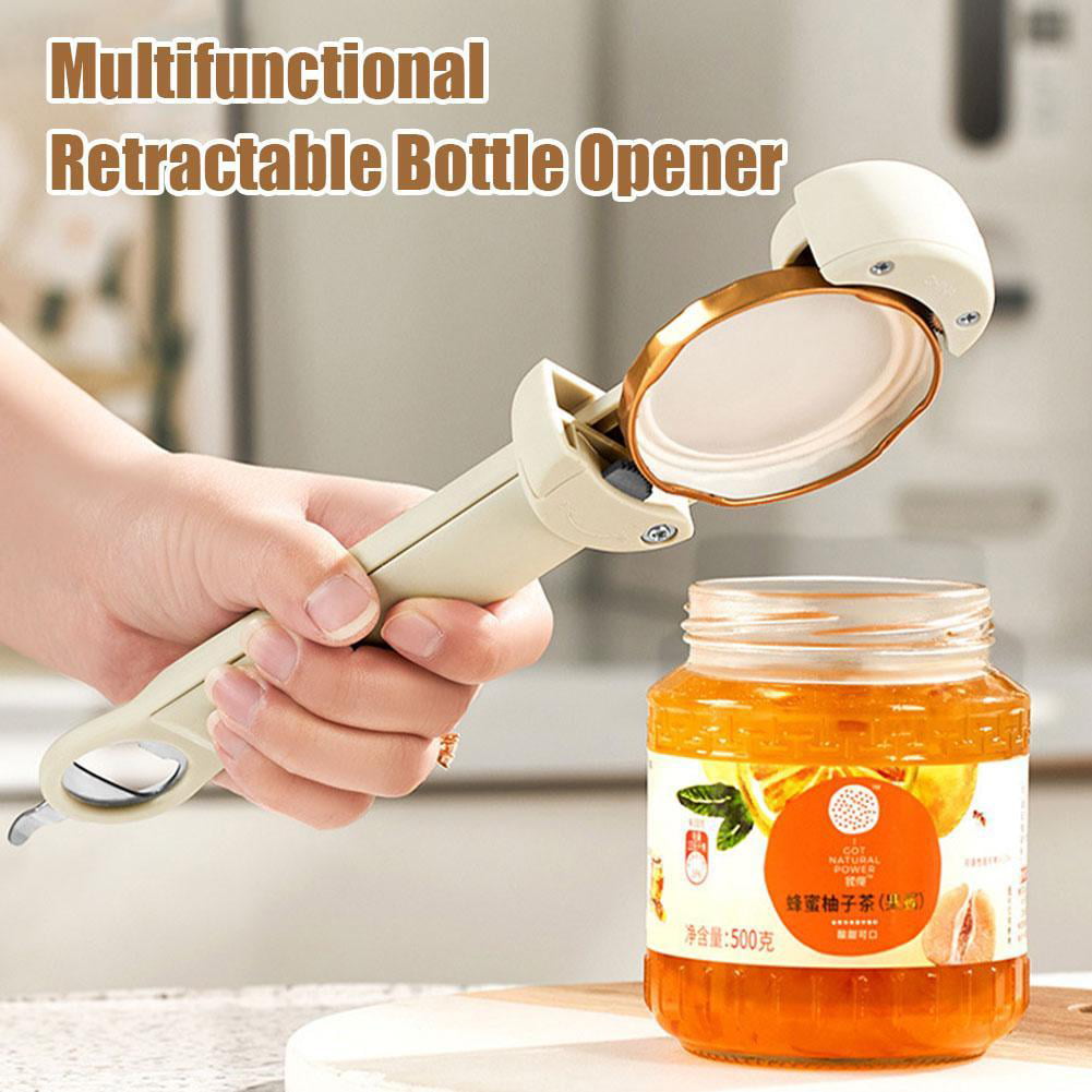 Senza Fretta Multifunctional Retractable Bottle Opener Stainless