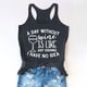 thumbnail image 2 of Camisetas sin mangas para beber para mujeres, niñas adultas, verano, playa, gráfico divertido, espalda cruzada, chaleco, blusa con refranes Pompotops  lopia990340, 2 of 6