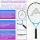 thumbnail image 5 of Raqueta de Tenis AMA SPORT Niños Pequeños Azul Graffiti con Correa de Hombro para Niñas y Niño, 5 of 6