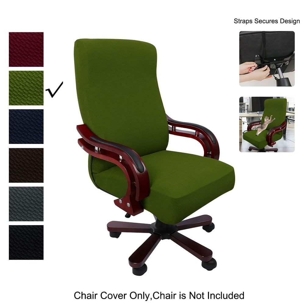 Stretch Office Chair Cover Armchair Protector Green Large