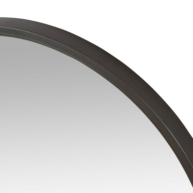 ANYHI Round Mirror 22 Inch Black Circle Mirror for Entryways, Washrooms,  Living Rooms