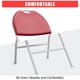 thumbnail image 2 of Yeshouse Sillas plegables (paquete de 2, 4 o 6) con cojín de piel sintética, capacidad de 159 kg, estructura de metal y almohadillas antideslizantes, portátiles y apilables para hogar y eventos, 2 of 8