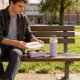 thumbnail image 5 of Set de lonchera Bento Box con taza | Fiambrera multicompartimento para preparar comidas para niños y adultos | Recipiente hermético apto para microondas para la escuela, el trabajo o la oficina, 5 of 6