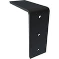 thumbnail image 5 of Ekena Millwork 2 1/2"W x 6"D x 6"H Countertop Support Steel Heavy Duty Bracket, Powder Coated Black, 5 of 10