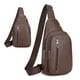 thumbnail image 1 of Bolso de Pecho para Hombre, de Piel, Moderno y Versátil, para Viajes Al Aire Libre, 1 of 3